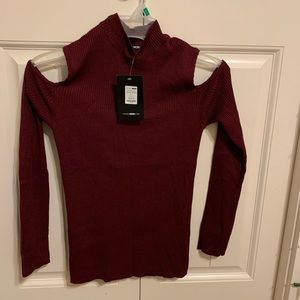 Fashion Nova Off-Shoulder Shirt